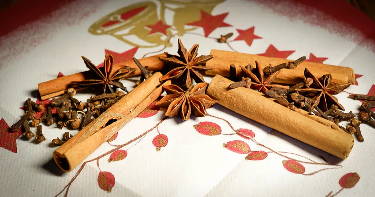 The pleasant aroma of cinnamon makes you think of Christmas!