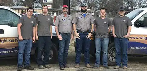 Group shot of Mr. Comfort's team of highly qualified AC repair specialists in Rockwall TX